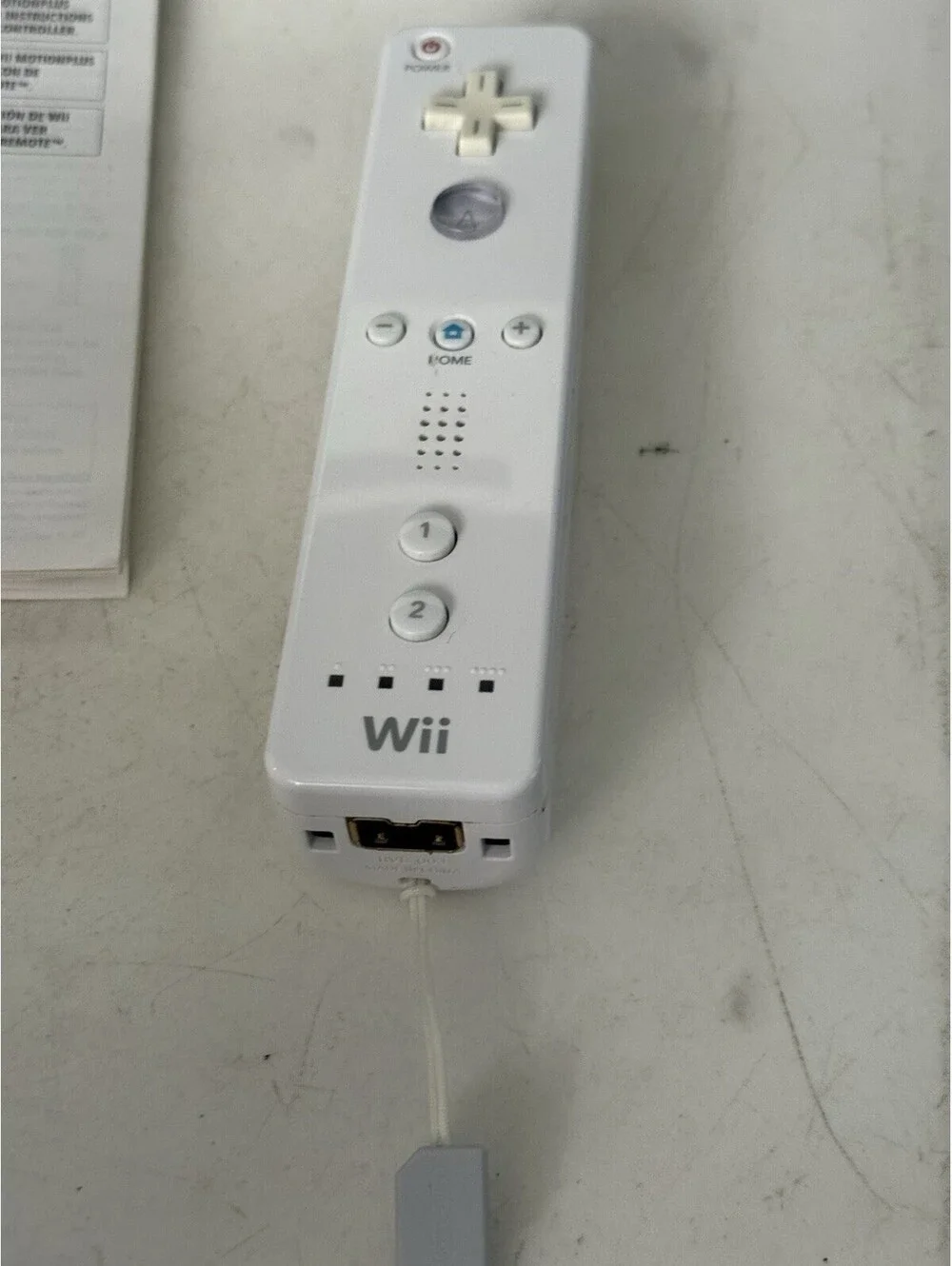 Nintendo Wii Motion Plus Remote Attachment W/ Controller